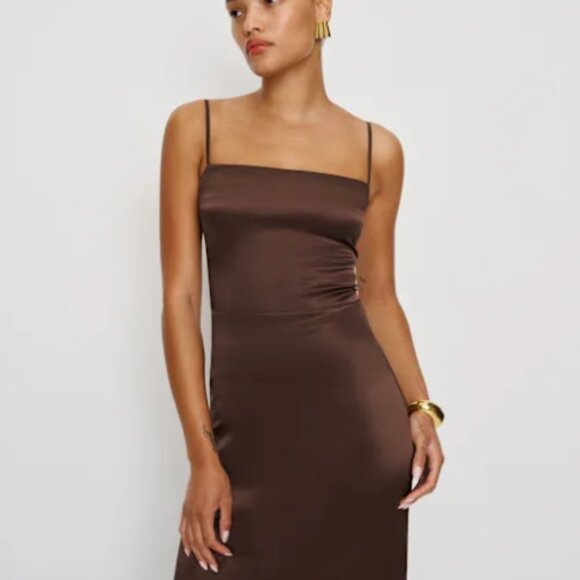 Reformation Dresses & Skirts - WORN ONCE Reformation Frankie Silk Dress